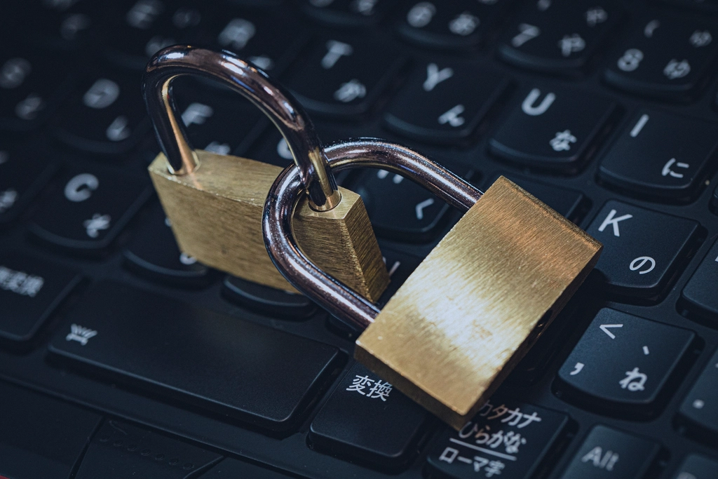 Cyber security illustration representing SSL, backups, and monitoring